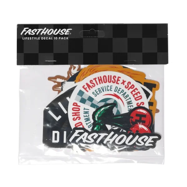 ערכת מדבקות פסטהאוס צבעוני - Fasthouse Fall '25 Lifestyle Decal 10 Pack 2
