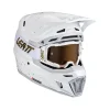 קסדת שטח ליט כולל משקף לבן – LEATT MOTO 8.5 V25 HELMET KIT