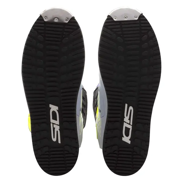 מגפי רכיבה סידי לבן/סגול/צהוב SIDI Crossair HD Billy Bolt 3 מק"ט MCROSSAIRHDEND_BB002 - מבט סוליה