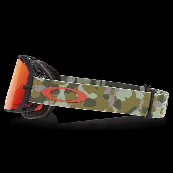 משקף אבק Oakley Airbrake MTB Prizm ירוק צבאי מק"ט 71073300 - מבט צד