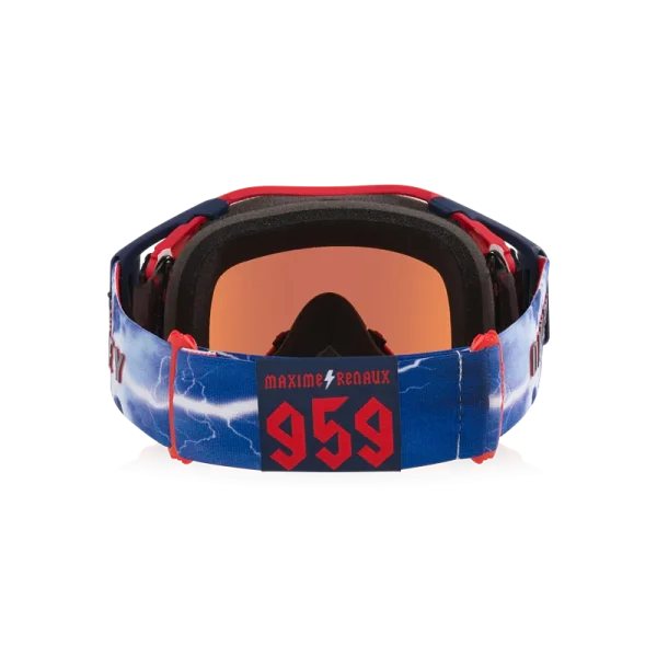משקף אבק אוקלי אדום - Oakley Airbrake MX Maxime Renaux Prizm Iridium 3