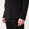 קפוצ'ון רוכסן רבע אוקלי שחור – Oakley Angaricus Nasssa Quarter Zip