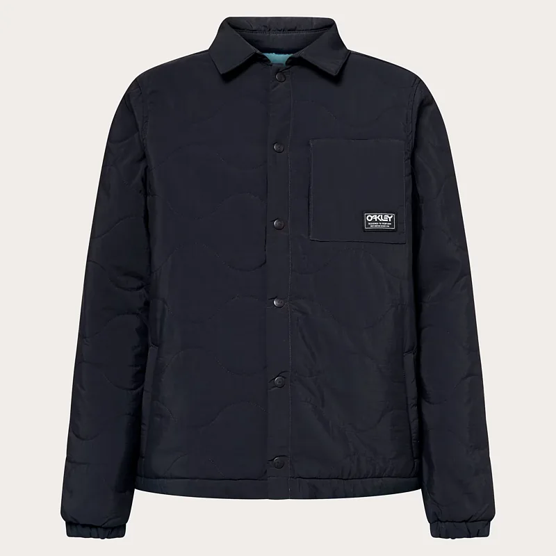 מעיל אוקלי שחור - Oakley Quilted Sherpa Jacket