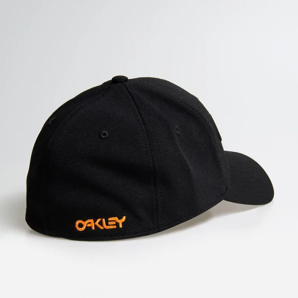 כובע אוקלי שחור - ' Oakley 6 Panel Stretch Hat Embossed 2