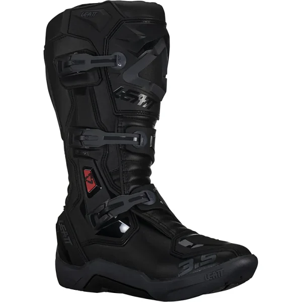 מגפי רכיבה ליט שחור - Leatt Boots Moto 3.5 JR Stealth 2