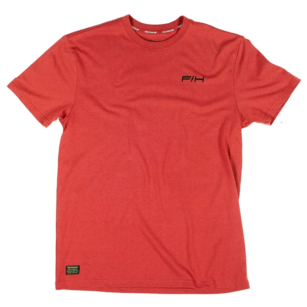 ציוד רכיבה פסטהאוס אדום - Fasthouse Coil SS Tech Tee