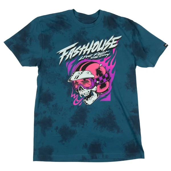 ציוד רכיבה פסטהאוס כחול - Fasthouse Destroyer SS Tee