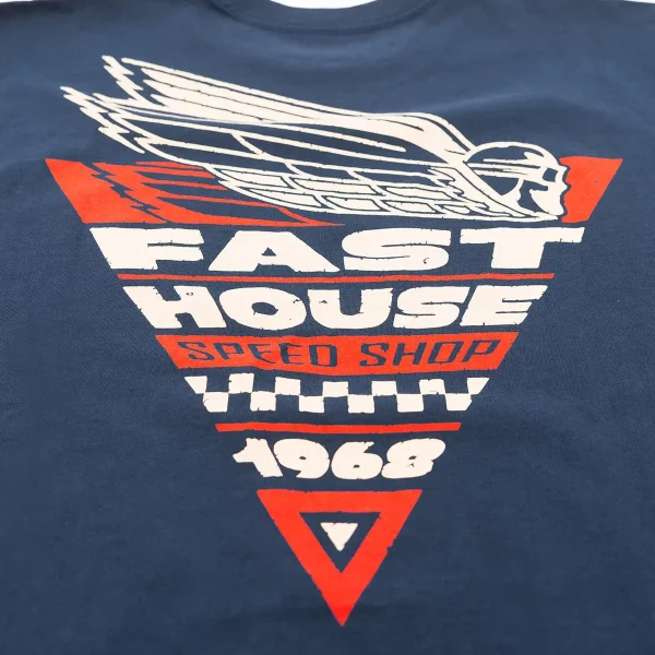ציוד רכיבה פסטהאוס כחול - Fasthouse Flyer SS Tee 5