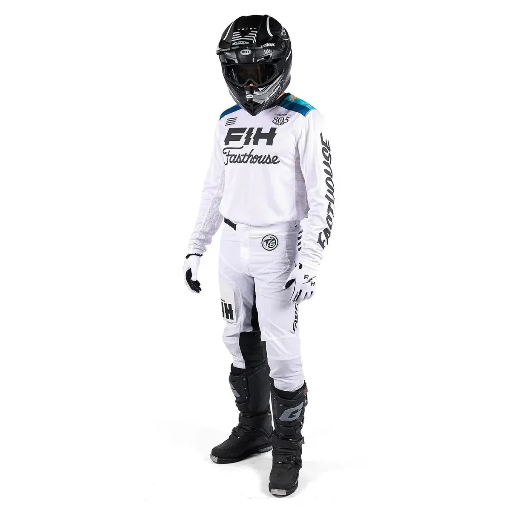 מכנסיים פסטהאוס לבן - Fasthouse Sanguaro Cargo TB Island Hopping Pant 5
