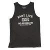 ציוד רכיבה פסטהאוס שחור - Fasthouse No Problem Tank Graphite Black