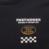 חולצת טי נוער פסטהאוס שחור – Fasthouse Youth Pursuit SS Tee Graphite Black