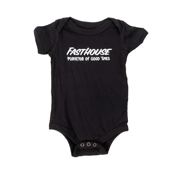 ציוד רכיבה פסטהאוס שחור - Fasthouse Infant Sprout Onesie