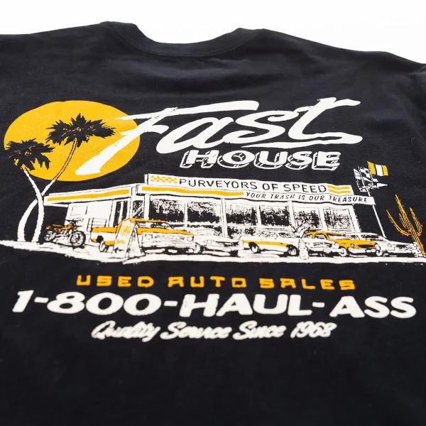 ציוד רכיבה פסטהאוס שחור - Fasthouse Sunset SS Tee 3