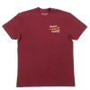 חולצת טי קצרה פסטהאוס בורדו – Fasthouse Team SS Tee Maroon
