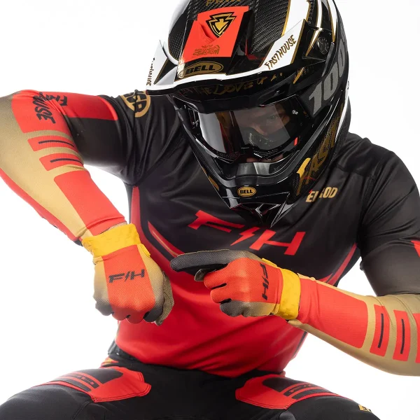 כפפות רכיבה פסטהאוס שחור - Fasthouse Vapor React Glove 6