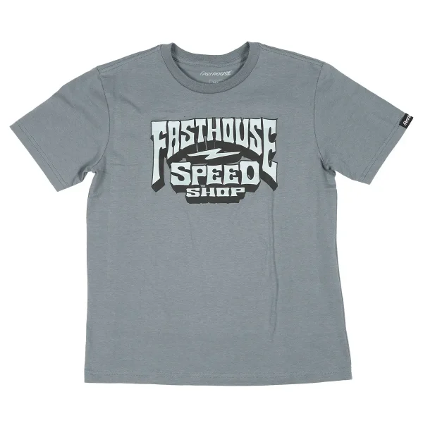 ציוד רכיבה פסטהאוס כחול - Fasthouse Youth Record SS Tee