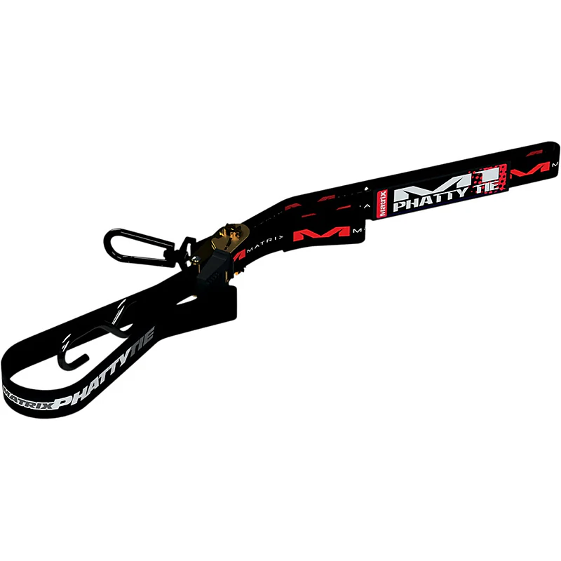 רצועות קשירה מטריקס שחור - ' Matrix M1 1.5 Phatty Tiedowns Ratcheting