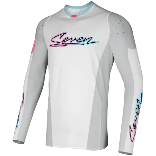 חולצת רכיבה סבן לבן - SEVEN Zero Thermal Jersey