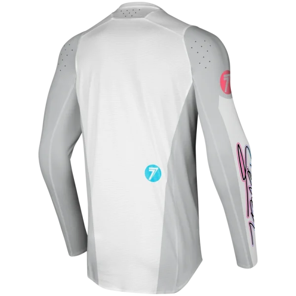 חולצת רכיבה סבן לבן - SEVEN Zero Thermal Jersey 2