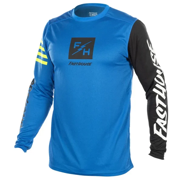 חולצת רכיבה פסטהאוס כחול - Fasthouse Carbon Echo LS Jersey