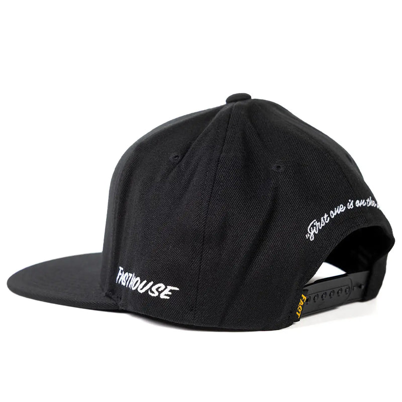 כובע פסטהאוס שחור - Fasthouse Cold Ones 110 Hat Black מק"ט 600069-00-00 - מבט אחורי-צד