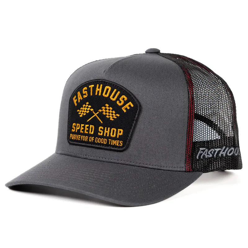 כובע פסטהאוס אפור - Fasthouse Crossroad Hat Dark Gray