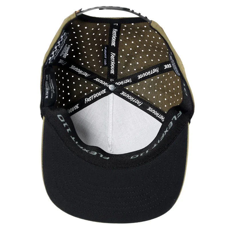 כובע פסטהאוס ירוק - Fasthouse Crown Low Profile Tech Hat Olive 4