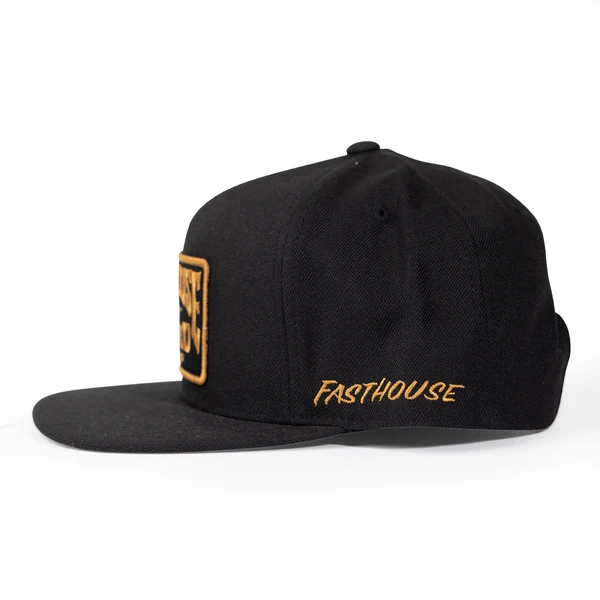 כובע פסטהאוס שחור - Fasthouse Record Hat Black 2