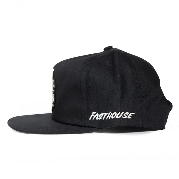 כובע פסטהאוס שחור - Fasthouse Youth Runner Hat Black 2