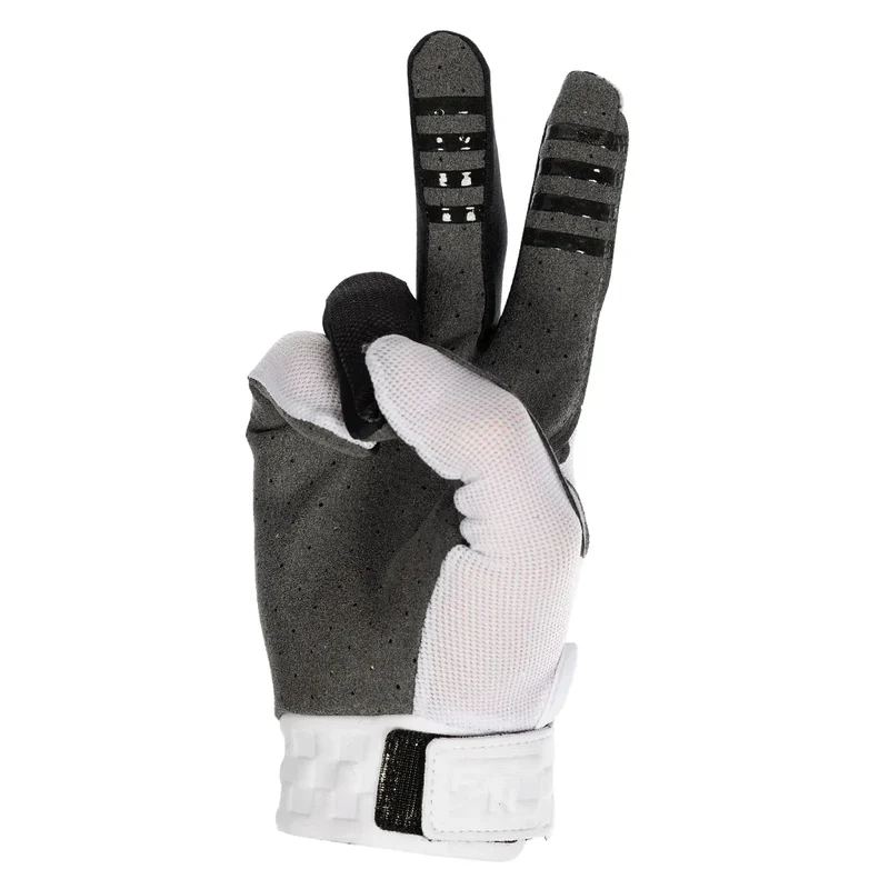 כפפות רכיבה פסטהאוס לבן שחור - Fasthouse Vapor React Glove מק"ט 420003-10 - מבט כף היד