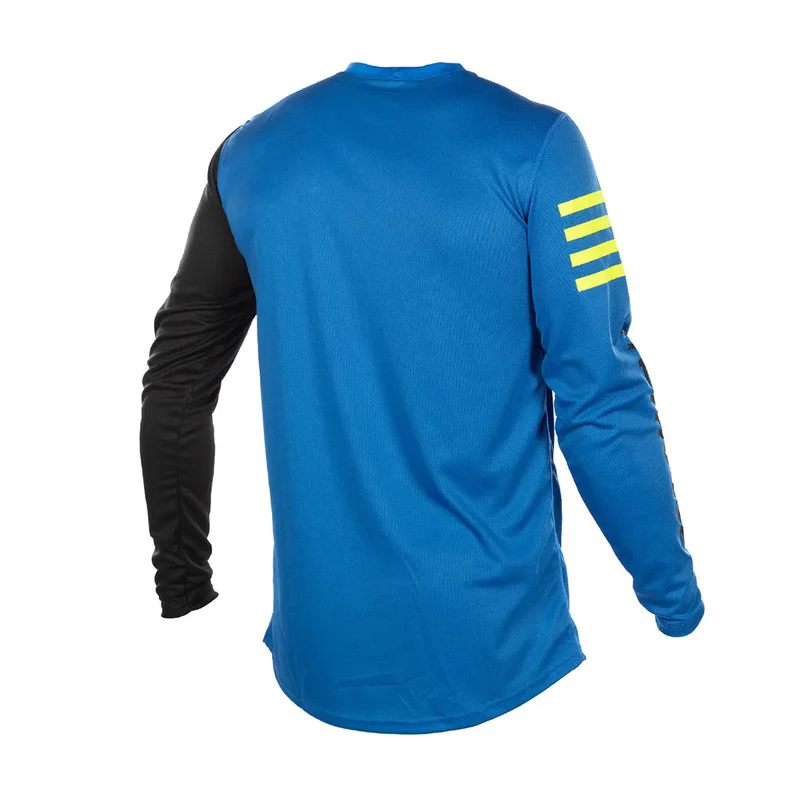 חליפת רכיבה פסטהאוס כחול צהוב - Fasthouse Carbon Echo Gear Set Blue/Yellow מק"ט 215003-315003-35 - מבט אחורי - חולצה