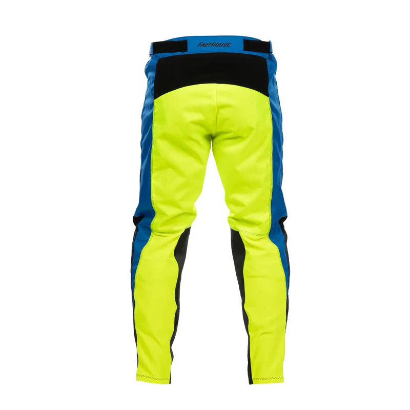 חליפת רכיבה פסטהאוס כחול צהוב - Fasthouse Carbon Echo Gear Set Blue/Yellow מק"ט 215003-315003-35 - מבט אחורי - מכנס