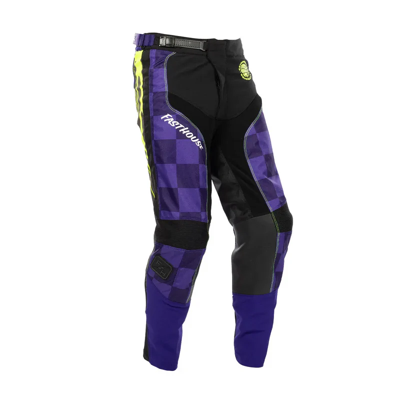 מכנס רכיבה ילדים פסטהאוס סגול שחור - Fasthouse Youth Grindhouse Grimm Pant מק"ט 360007-80 - מבט קדמי - זווית נוספת