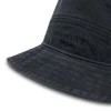 כובע באקט Oakley '47 Soho Gen Bucket Hat שחור מק"ט FOS902104-021 - תקריב - לוגו