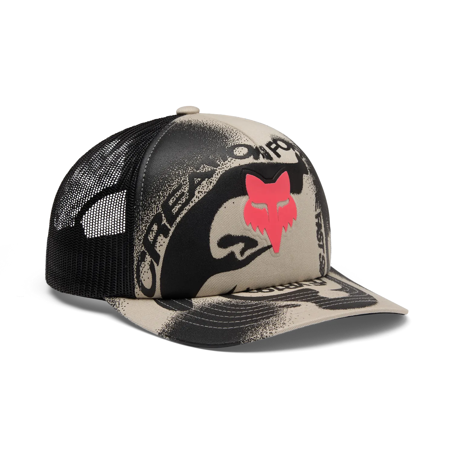 כובע טראקר FOX Vision Mesh Trucker לבן מק"ט 38429-089-OS - מבט קדמי