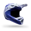 קסדת מוטוקרוס פוקס לבן/סגול - FOX V1 Noble Helmet