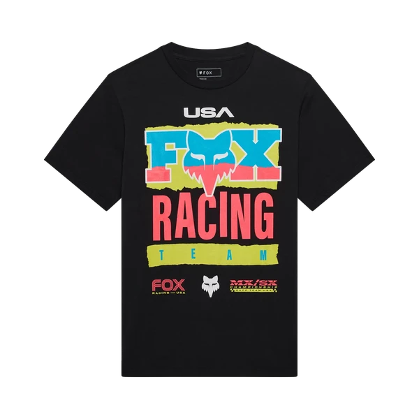 ציוד רכיבה פוקס שחור - FOX Hardcore 195 Original Tee