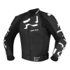 מעיל עור רכיבה רישה שחור/לבן - RICHA STRADALE LEATHER JACKET