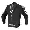 מעיל עור רכיבה רישה שחור/לבן - RICHA STRADALE LEATHER JACKET