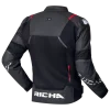 מעיל עור רכיבה רישה שחור/לבן - RICHA STRADALE EVO LEATHER JACKET