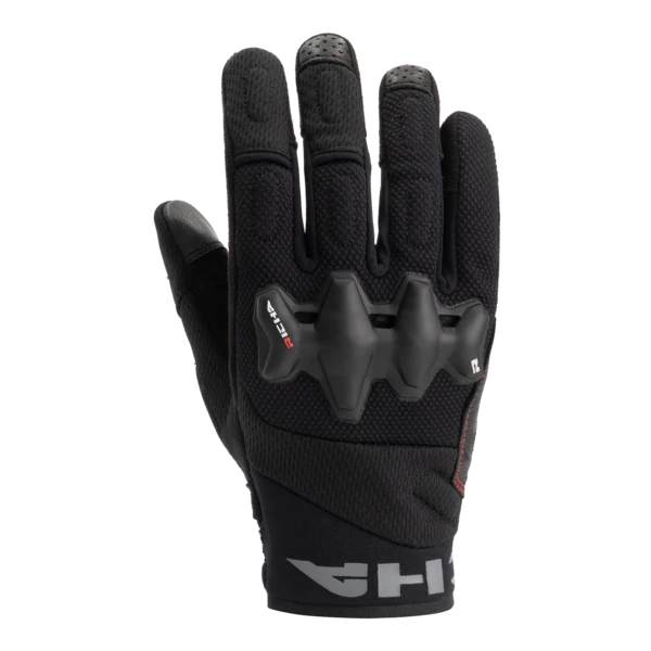 כפפות רכיבה רישה שחורות מבט קדמי - RICHA JETSTREAM GLOVE FRONT VIEW