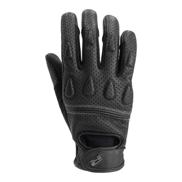כפפות רכיבה רישה שחורות מבט קדמי - RICHA TORRANCE GLOVE PERFORATED FRONT VIEW
