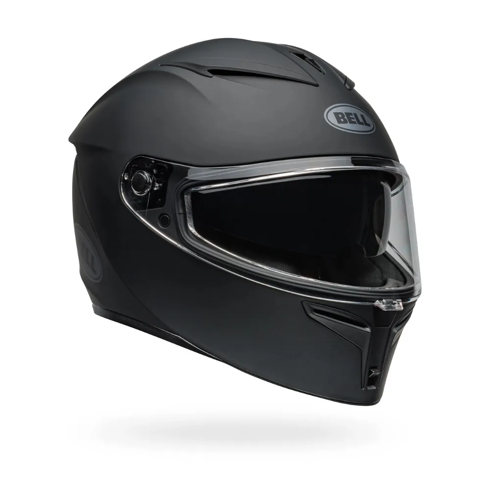 קסדת כביש בל שחור מט BELL Lithium Solid Helmet מק"ט 35204-255 - מבט צד