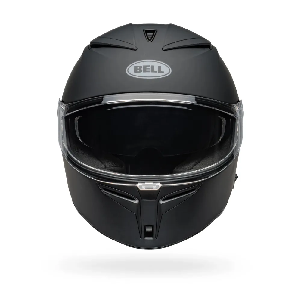 קסדת כביש בל שחור מט BELL Lithium Solid Helmet מק"ט 35204-255 - מבט קדמי