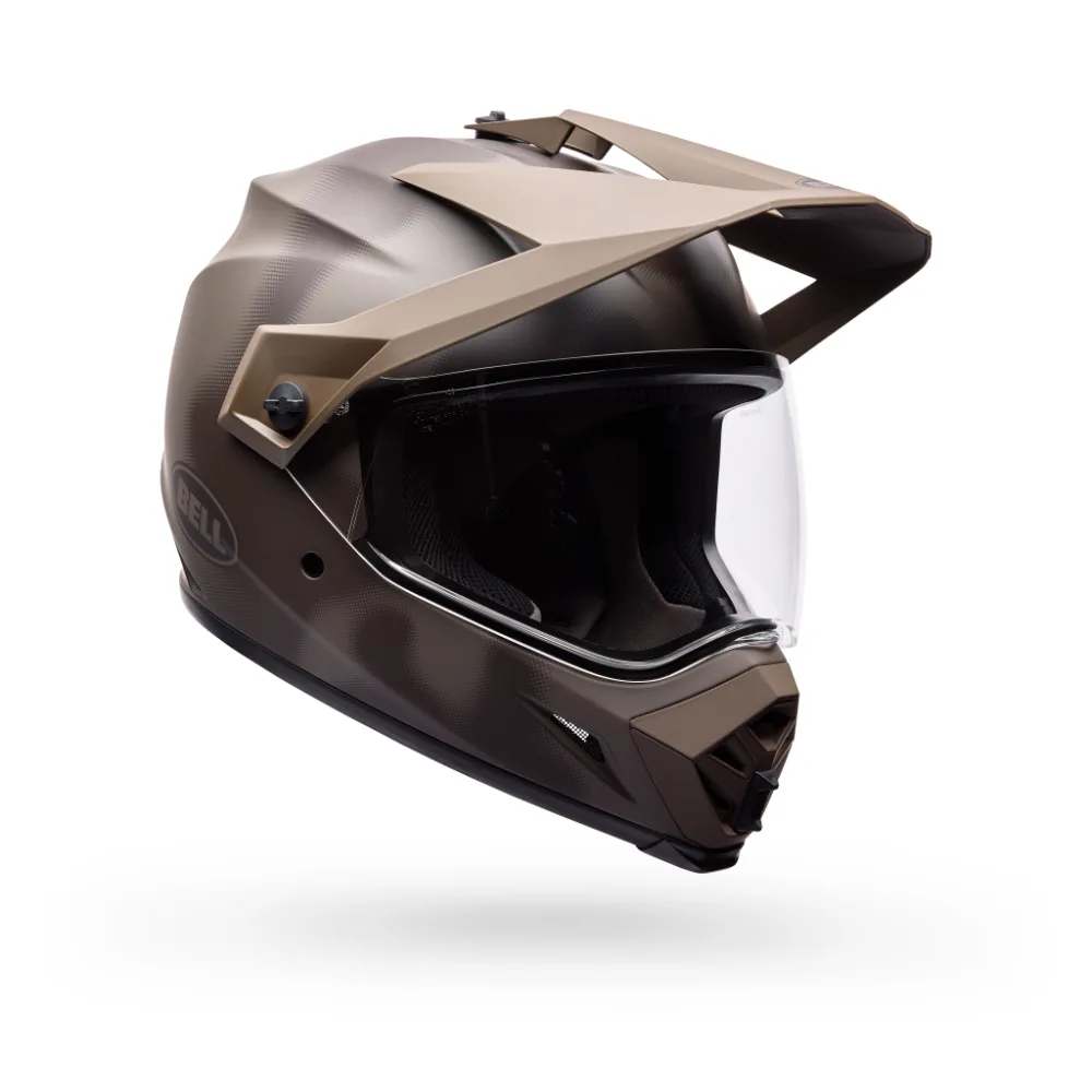 קסדת אדוונצ'ר בל חום BELL MX-9 ADV MIPS Compass Helmet מק"ט 37057-081 - מבט זוויתי - מגן פנים סגור