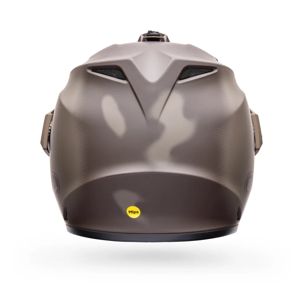 קסדת אדוונצ'ר בל חום BELL MX-9 ADV MIPS Compass Helmet מק"ט 37057-081 - מבט אחורי