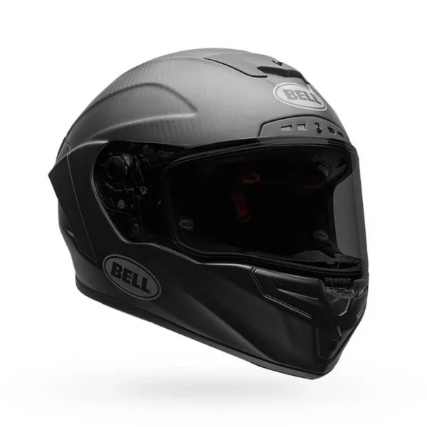 קסדת כביש בל שחור מט BELL Race Star DLX Flex Helmet מק"ט 34100-255 - מבט צד