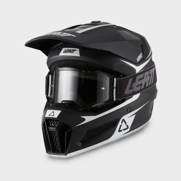 קסדת רכיבה LEATT MOTO 3.5 Kit בצבע שחור - תמונה 1
