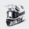 קסדת רכיבה LEATT MOTO 7.5 Kit בצבע קמופלאז' שחור/לבן - תמונה 1