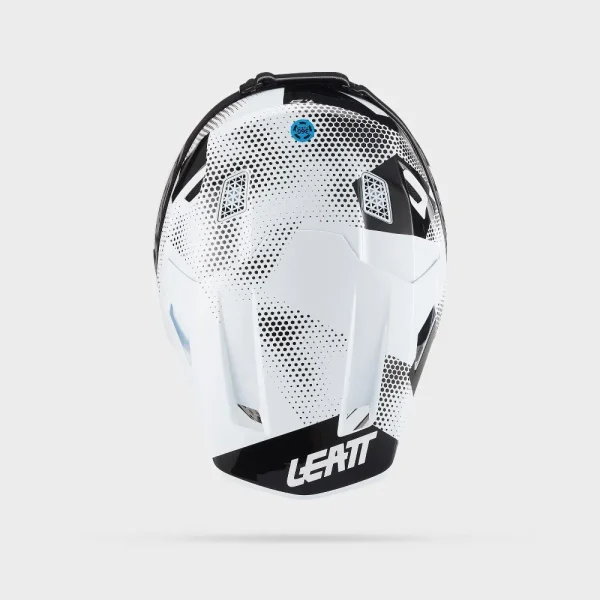 קסדת רכיבה LEATT MOTO 7.5 Kit בצבע קמופלאז' שחור/לבן - תמונה 5